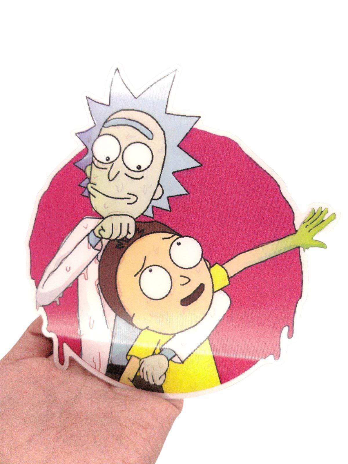 Morty R&M 3D Motion Peeker Sticker