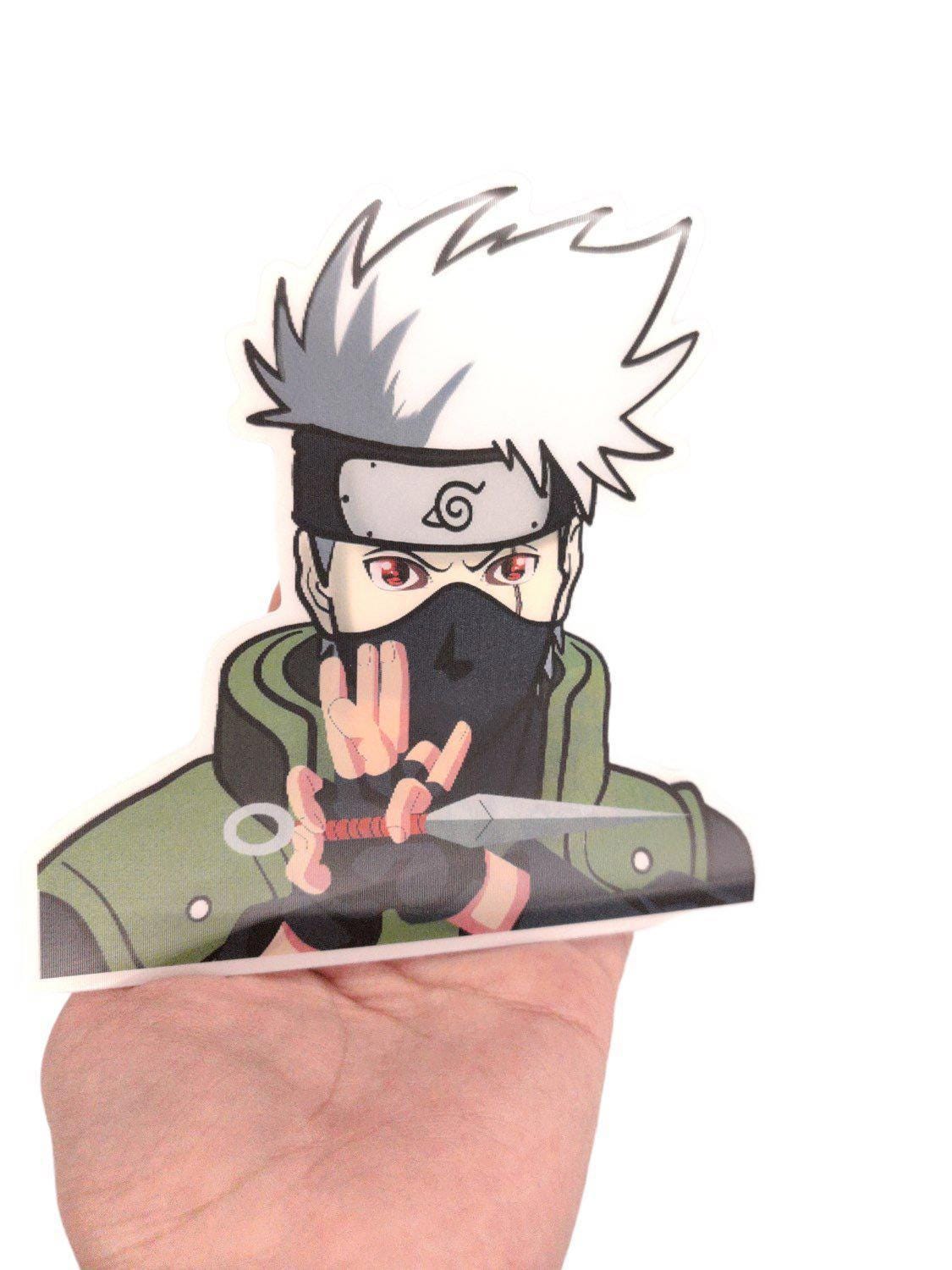 Kakashi Shinobi Ninja 3D Motion Peeker Sticker