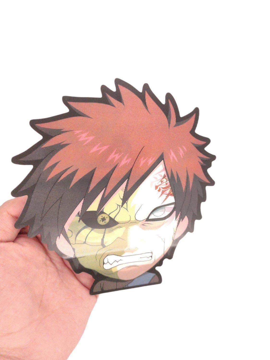 Gaara Ninja Shinobi 3D Motion Peeker Sticker