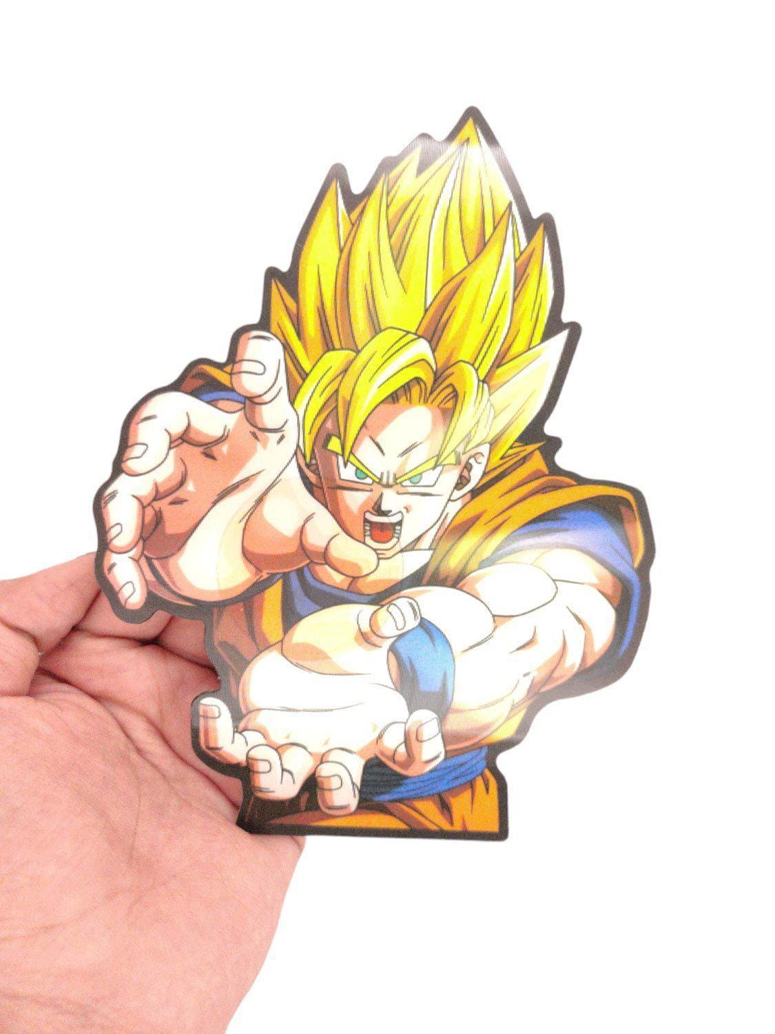 SS Saiyan 3D Motion Peeker Sticker