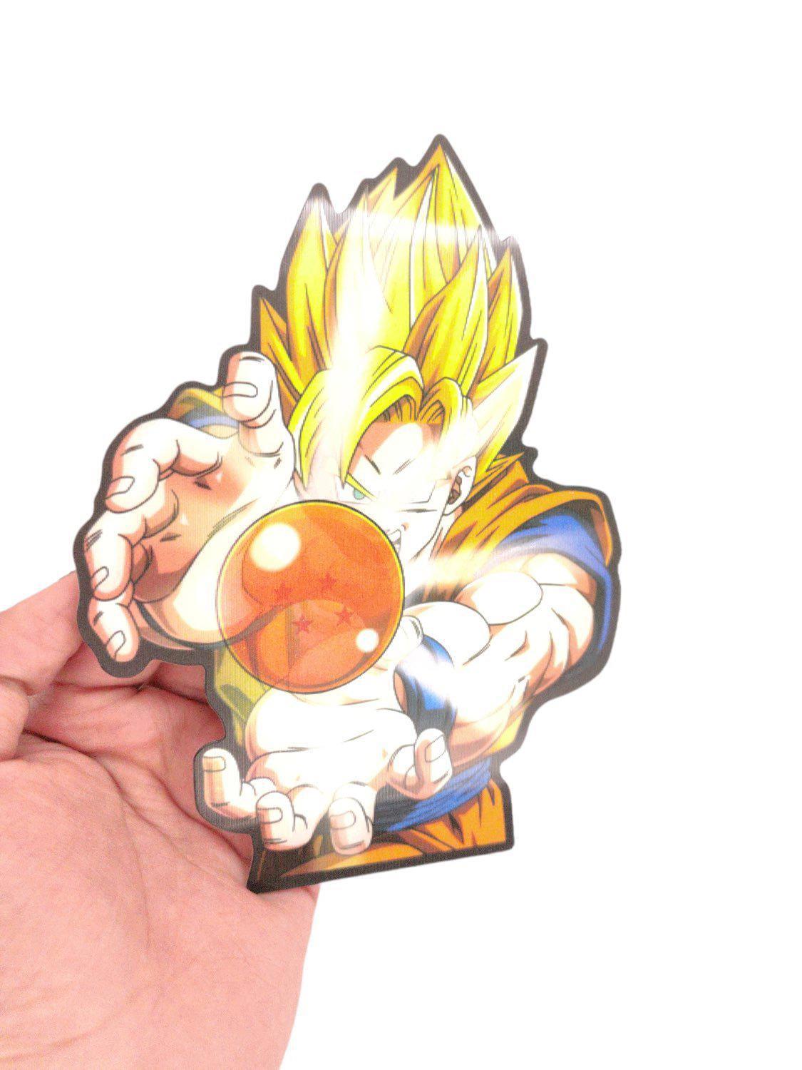 SS Saiyan 3D Motion Peeker Sticker