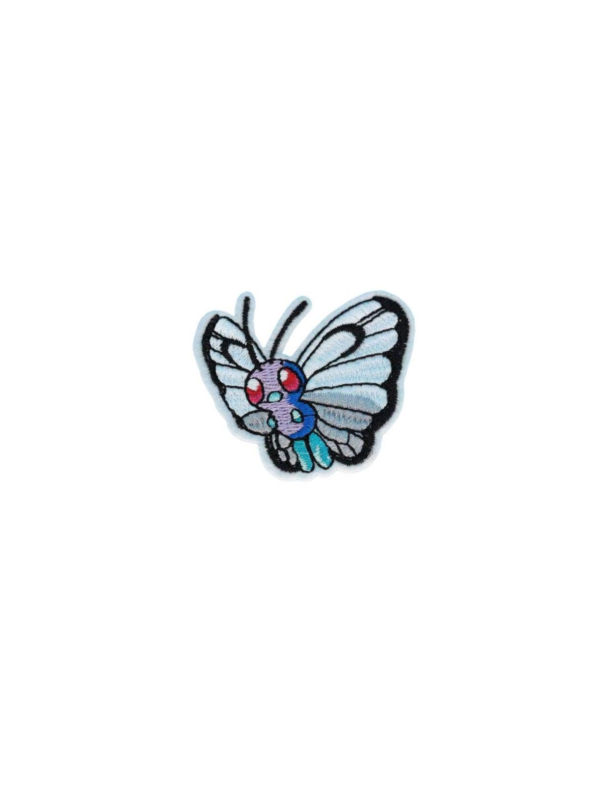 Butterfree Poke Iron On Patch