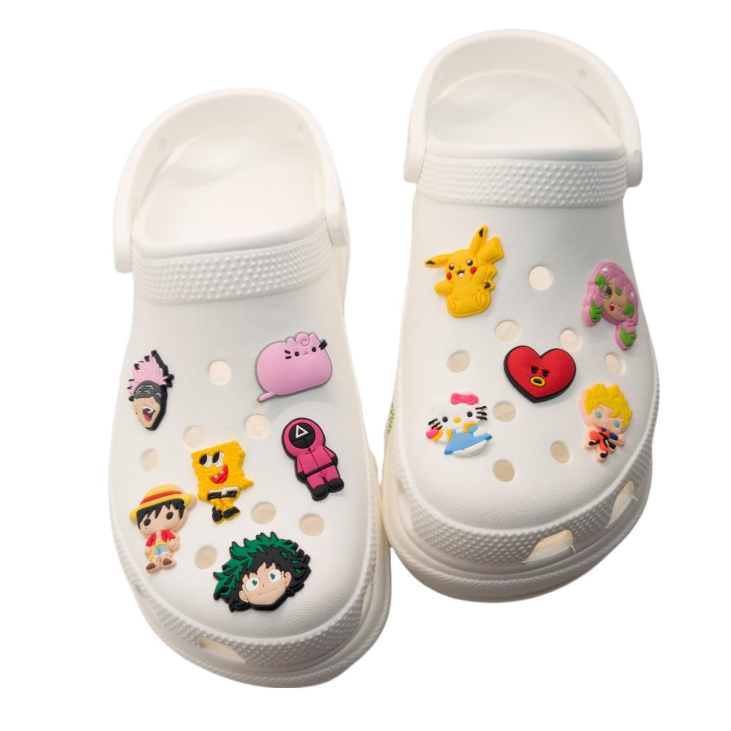 Anime Shoe Charms - Cute Cartoon Anime Clog Accessories for Fans | Pick Your Favorite Character Variation