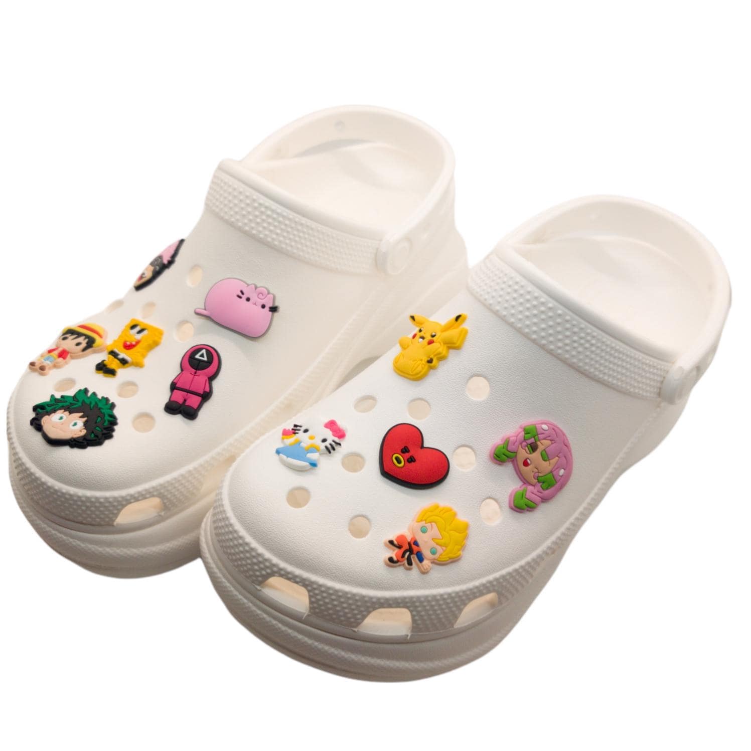 Anime Shoe Charms - Cute Cartoon Anime Clog Accessories for Fans | Pick Your Favorite Character Variation