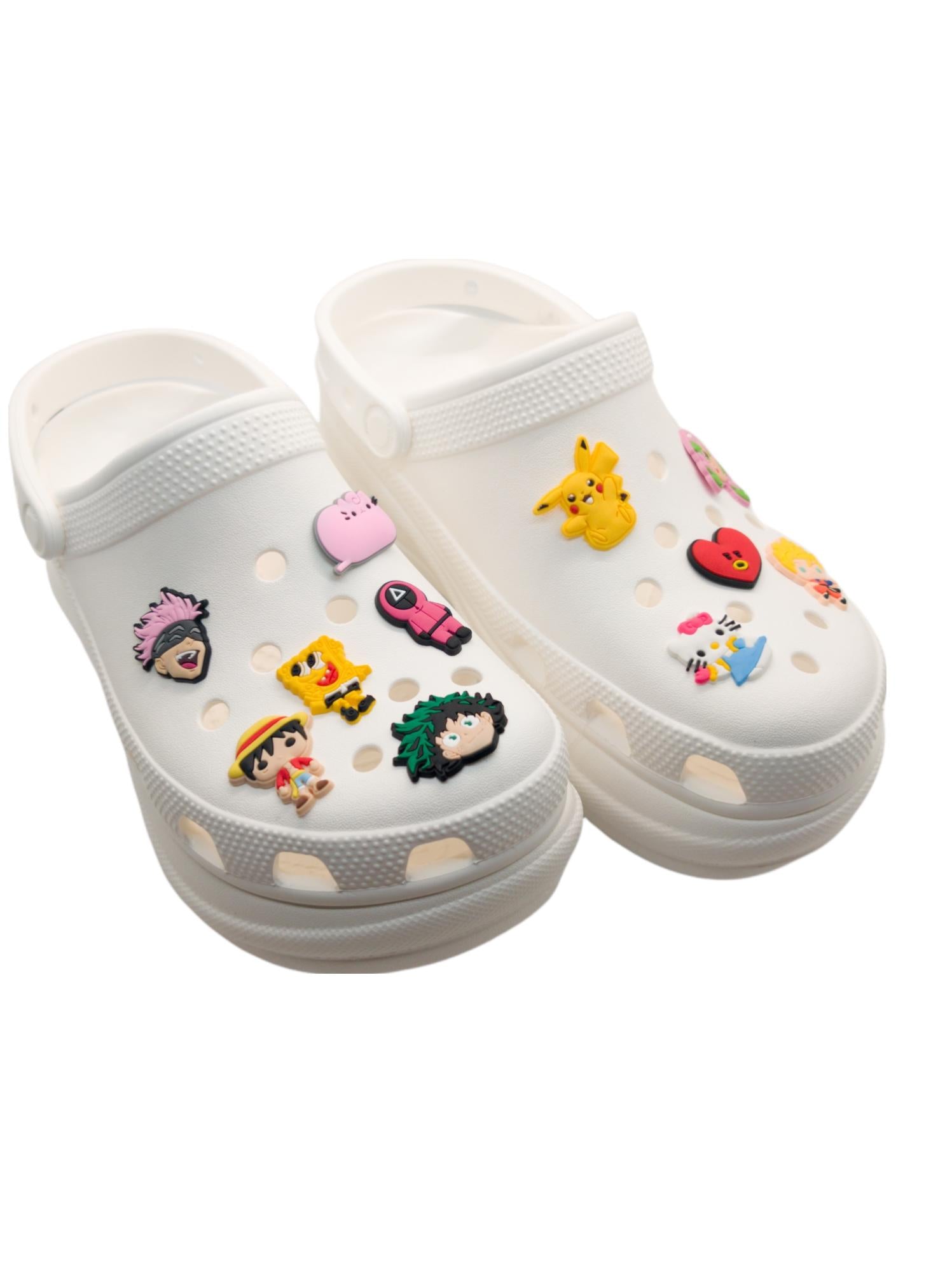 Anime Shoe Charms - Cute Cartoon Anime Clog Accessories for Fans | Pick Your Favorite Character Variation