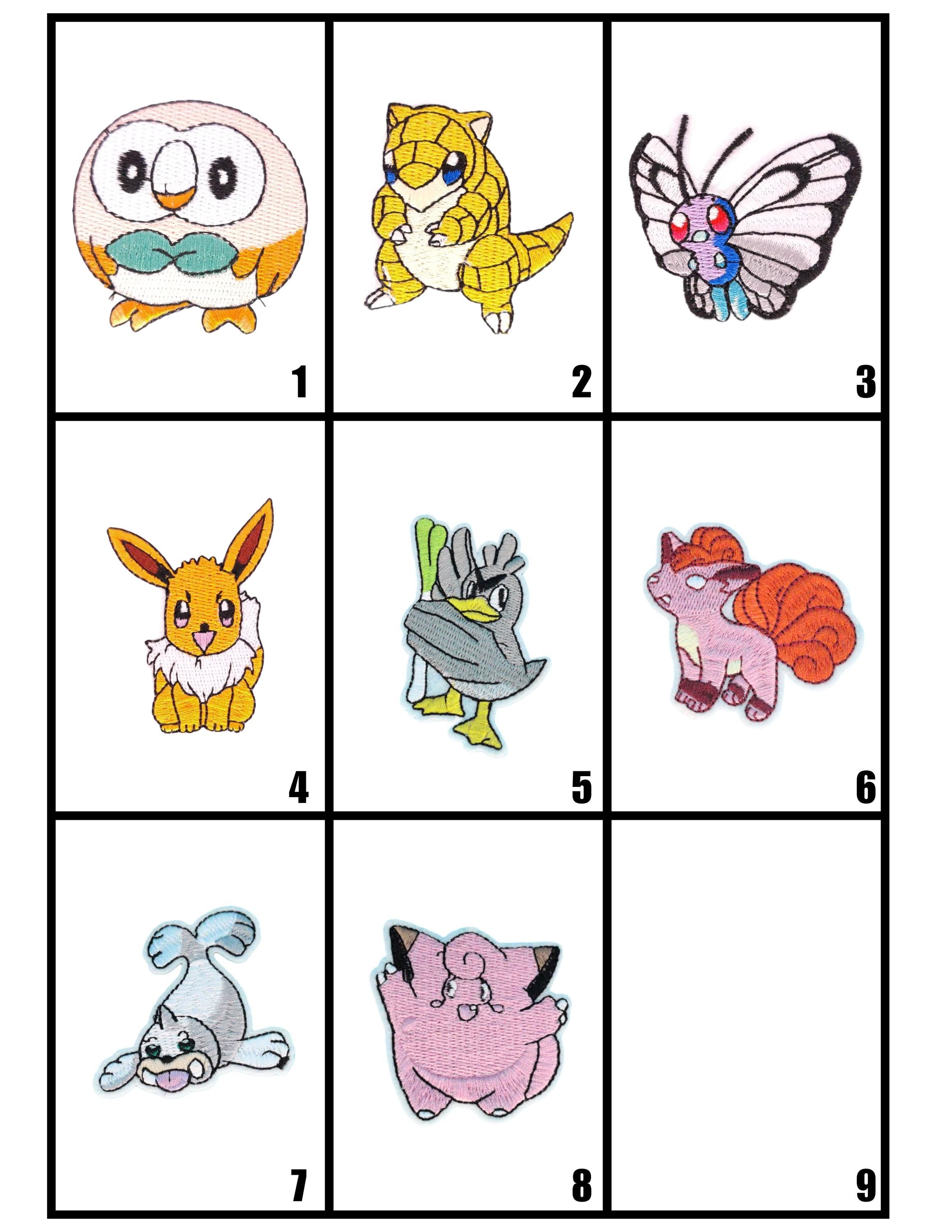 Poke Iron On Patches V3