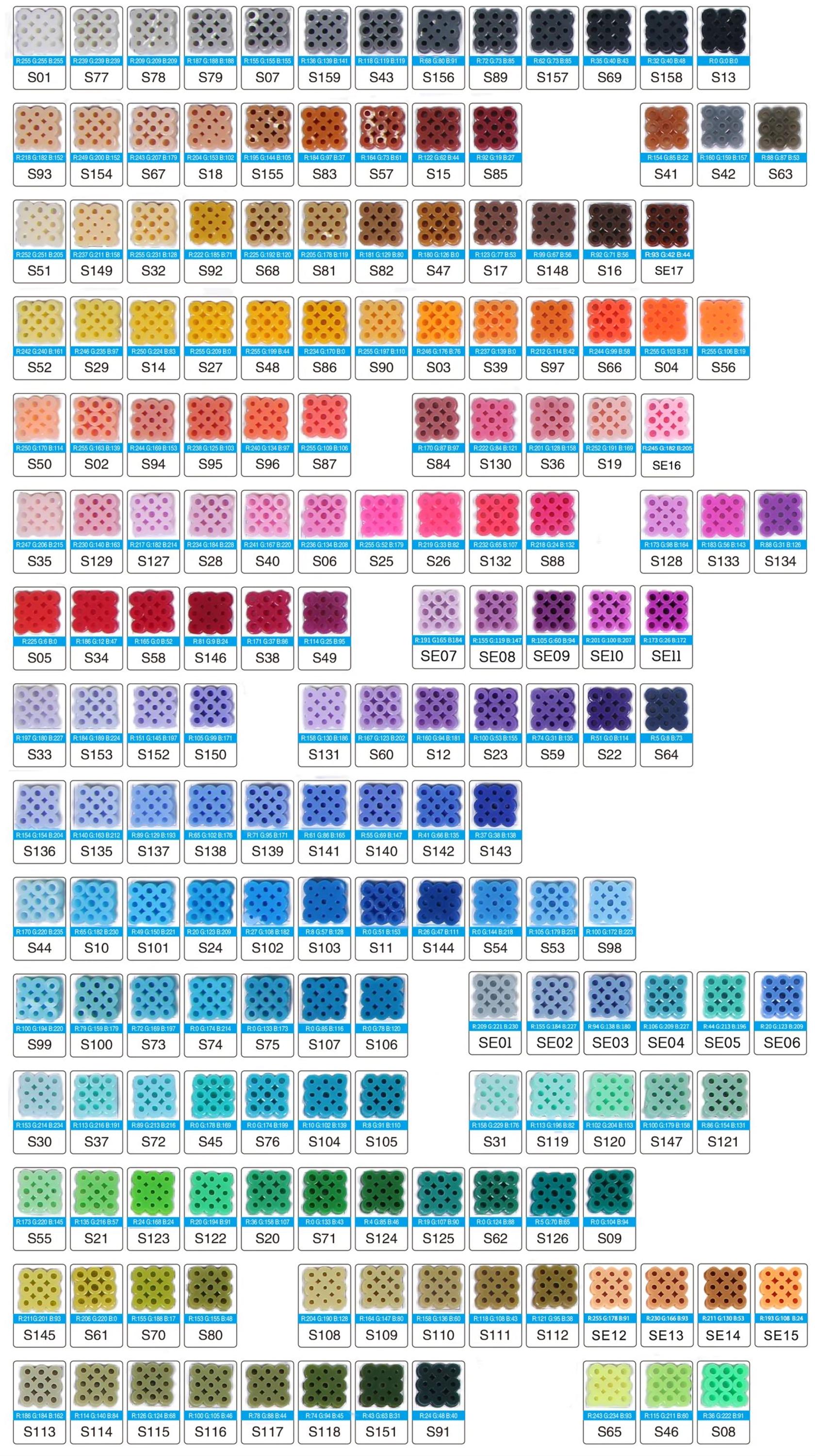 Artkal S-Series 5mm Fuse Beads  – 6,000 Count Single Colors S02–S68 | Perler/Hama Compatible | Pixel Art, Pegboard & Kandi Crafts