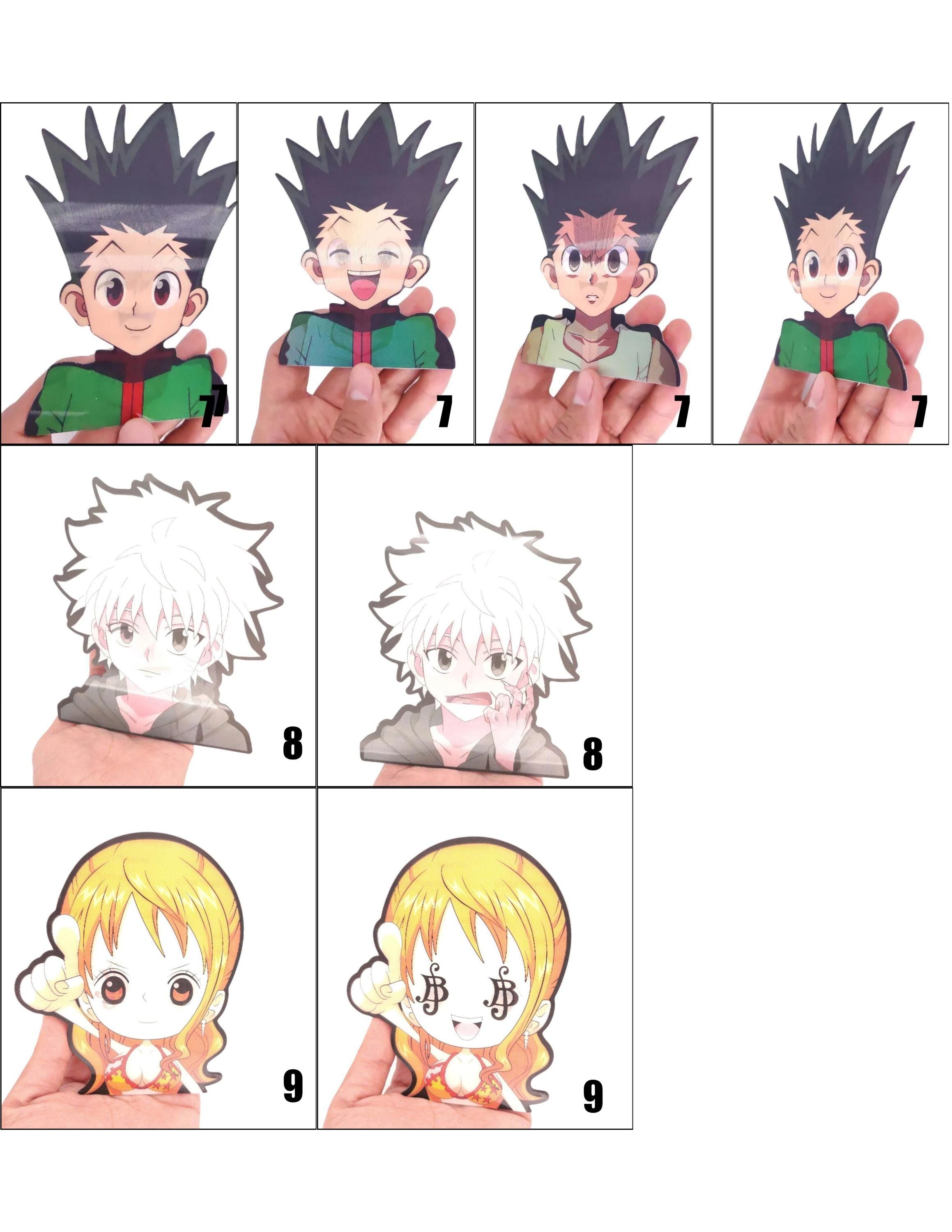 Anime Motion Sticker - Peeker Sticker - Lenticular Sticker - 3D Sticker V1