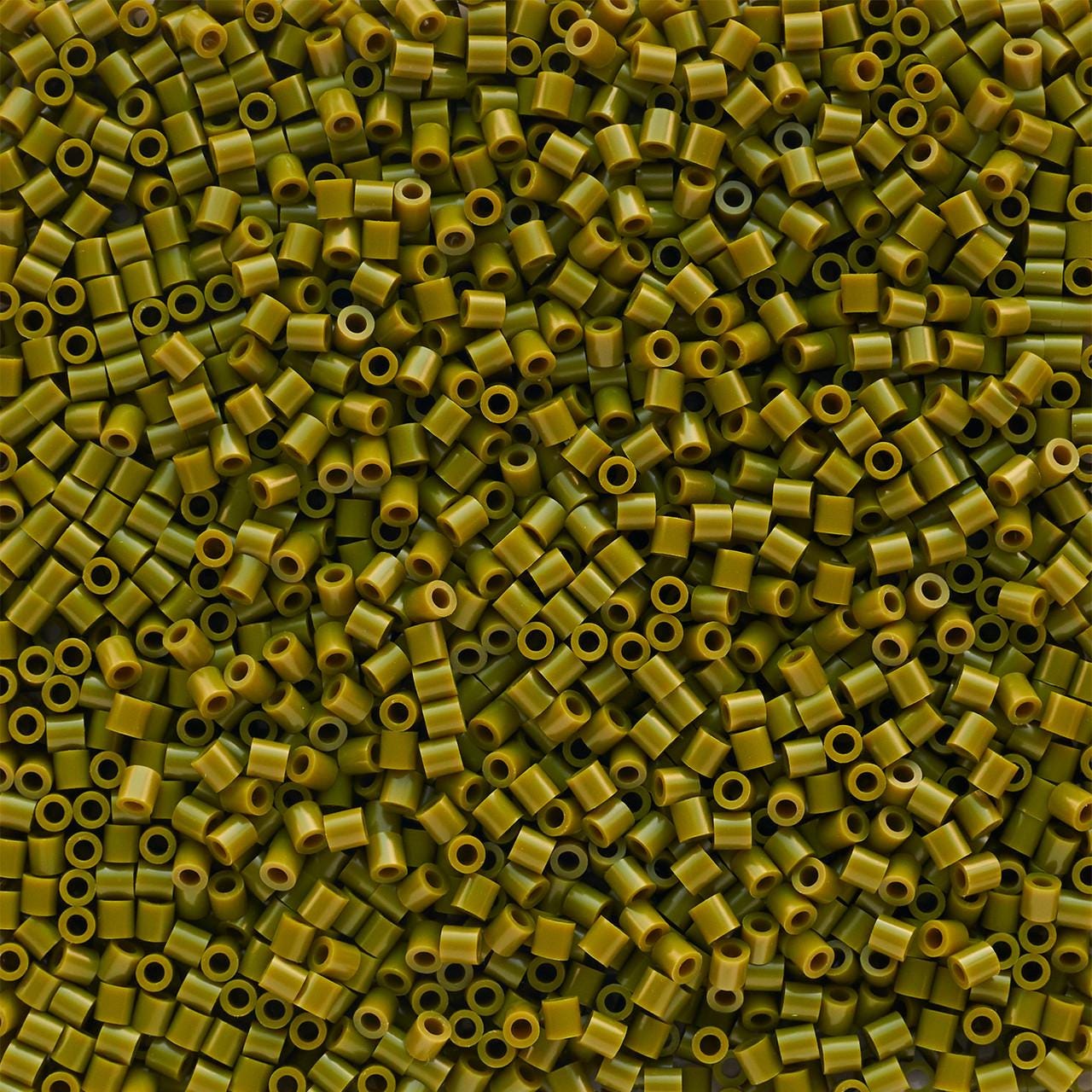 1,000 Perler Fuse Beads (5mm) – Green Garden Mix | Brown/Mint/Lime/Forest/ Greens for Pixel Art & Melty Bead Projects