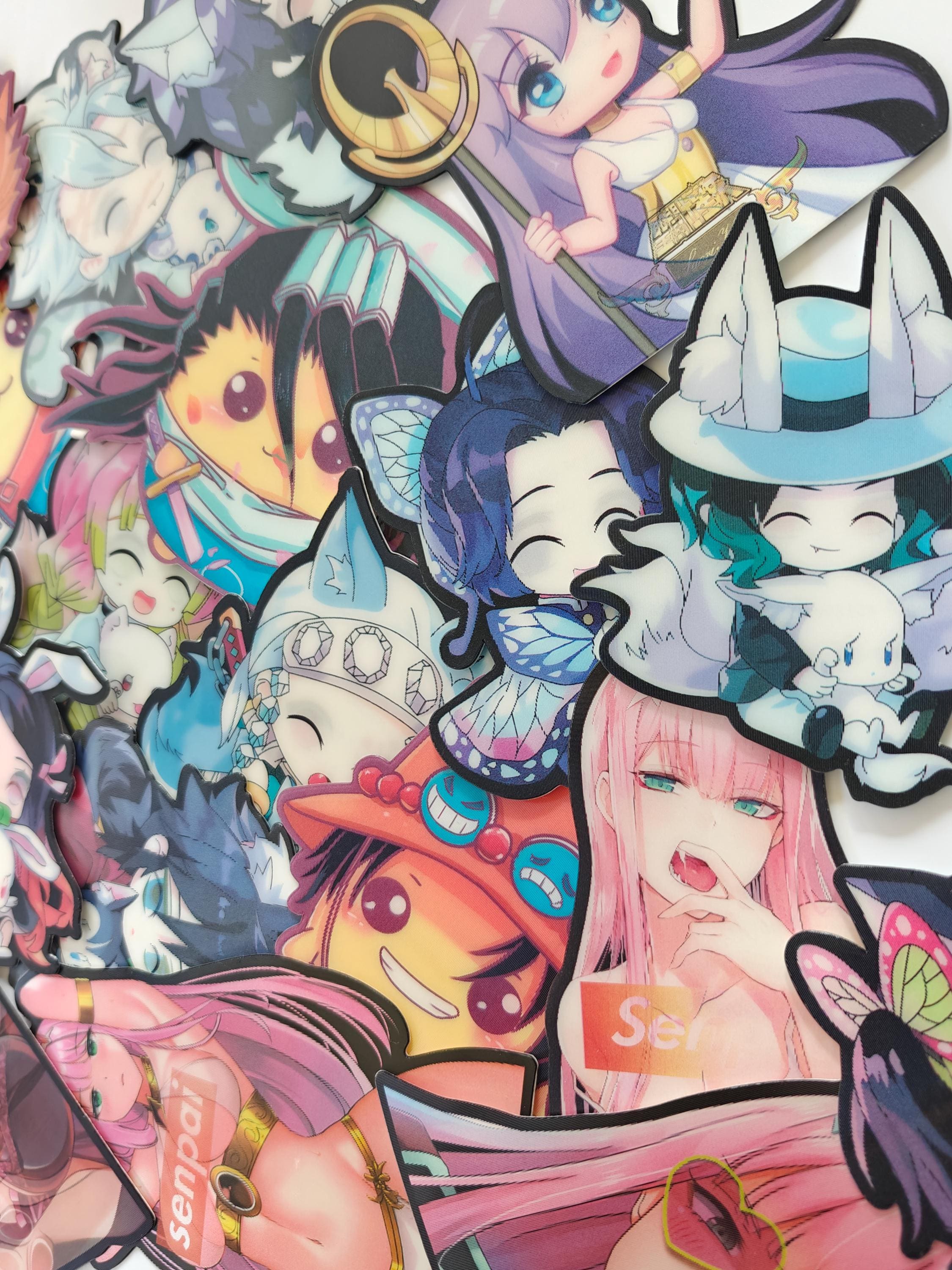 Anime Motion Sticker / Lenticular Sticker / Anime Car Stickers / Anime Stickers PC