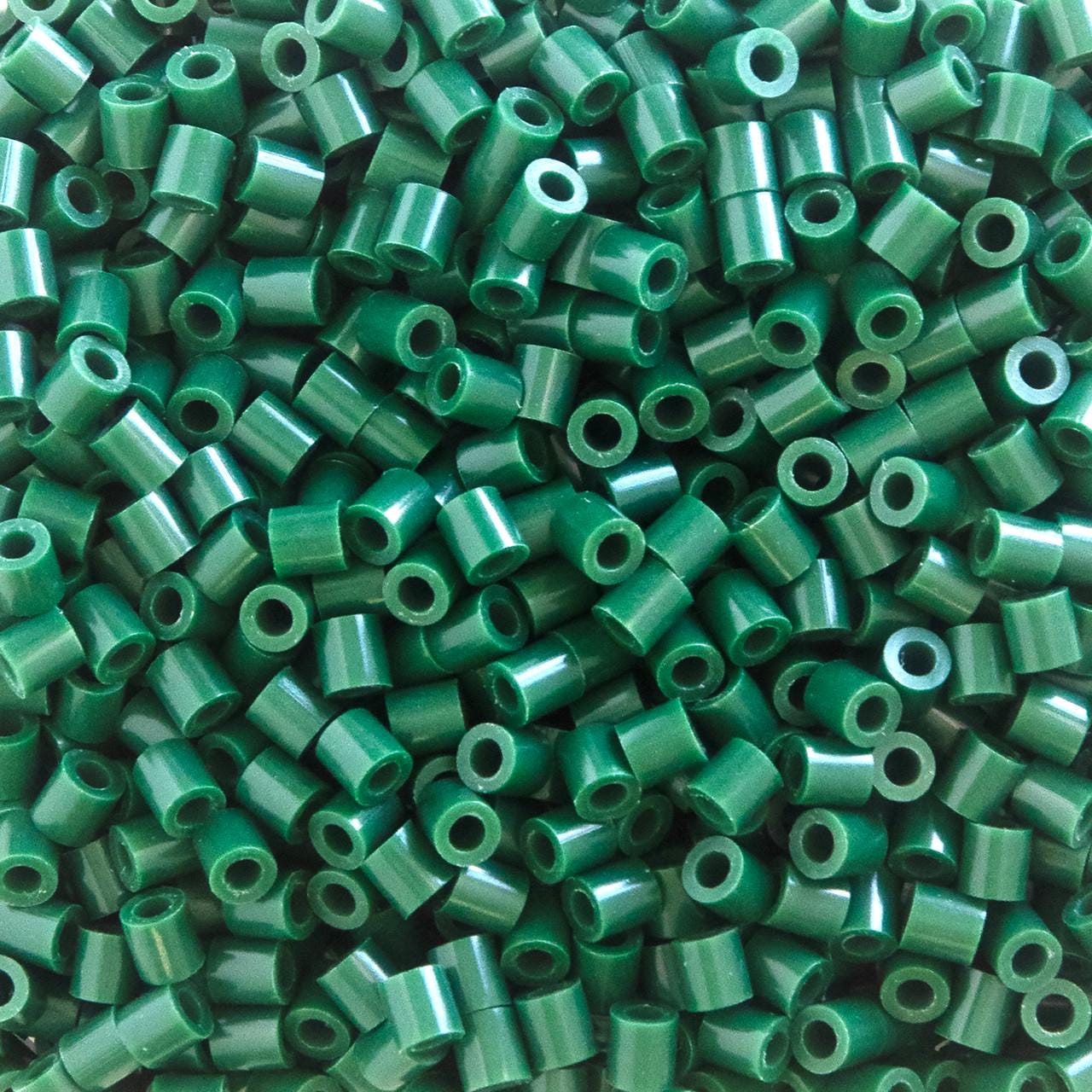 1,000 Perler Fuse Beads (5mm) – Green Garden Mix | Brown/Mint/Lime/Forest/ Greens for Pixel Art & Melty Bead Projects