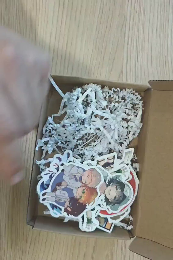 Anime Gift Box (Surprise Mix) – Stickers, Pins, Patches, Keychains, Shoe Charms & Perler-Bead Art