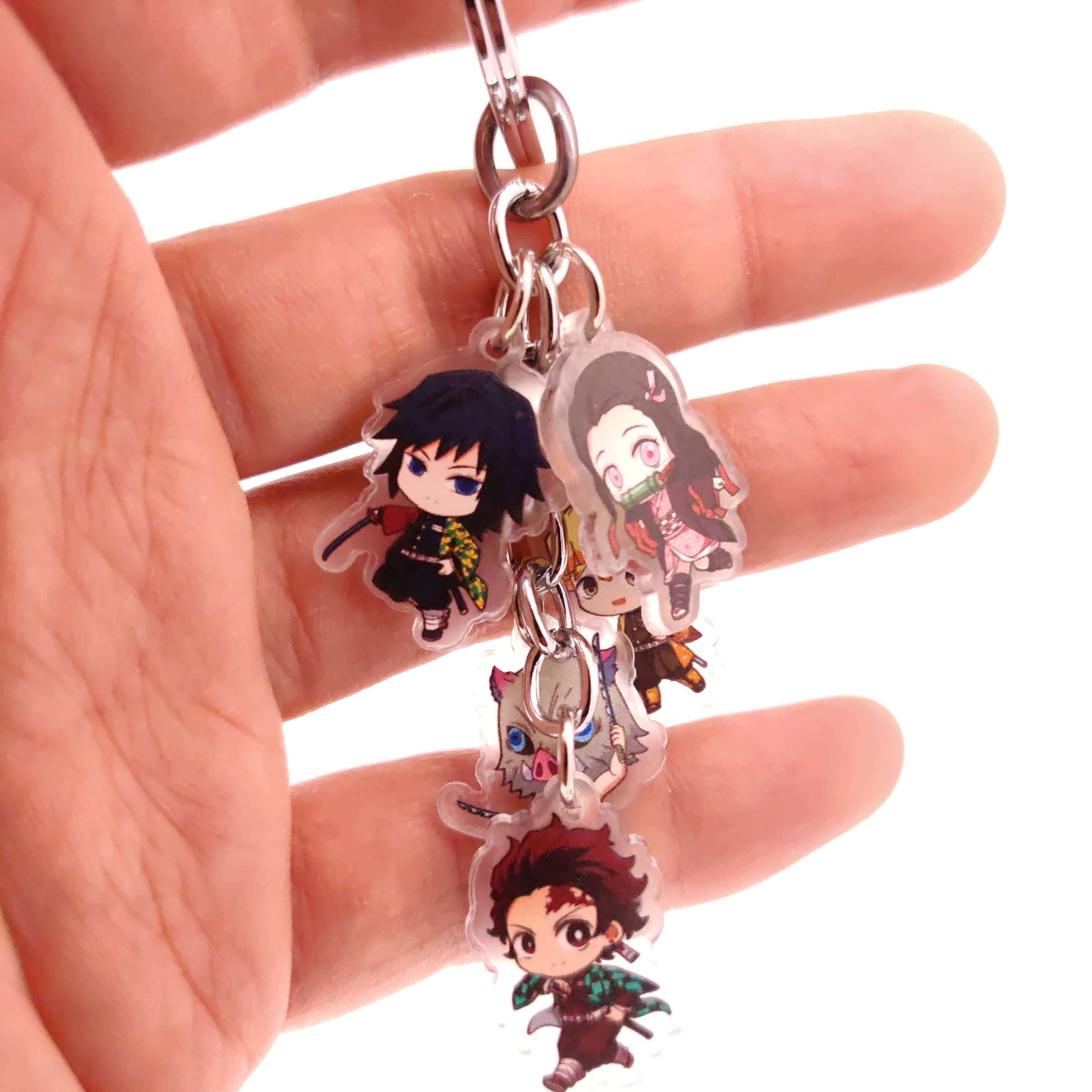 Demon Slayer 5pc Keychains - The Simple Merchant