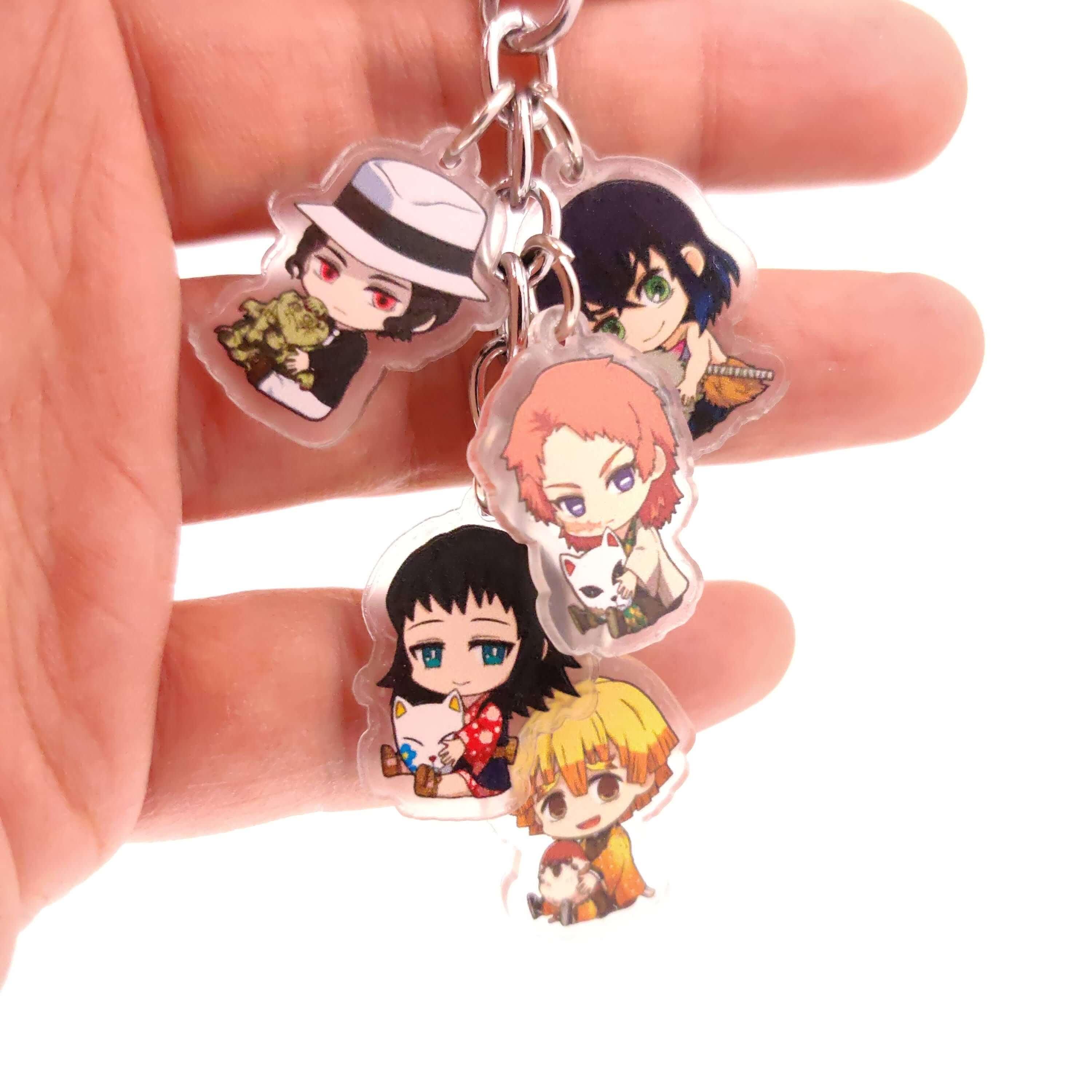 Demon Slayer 5pc Keychains - The Simple Merchant