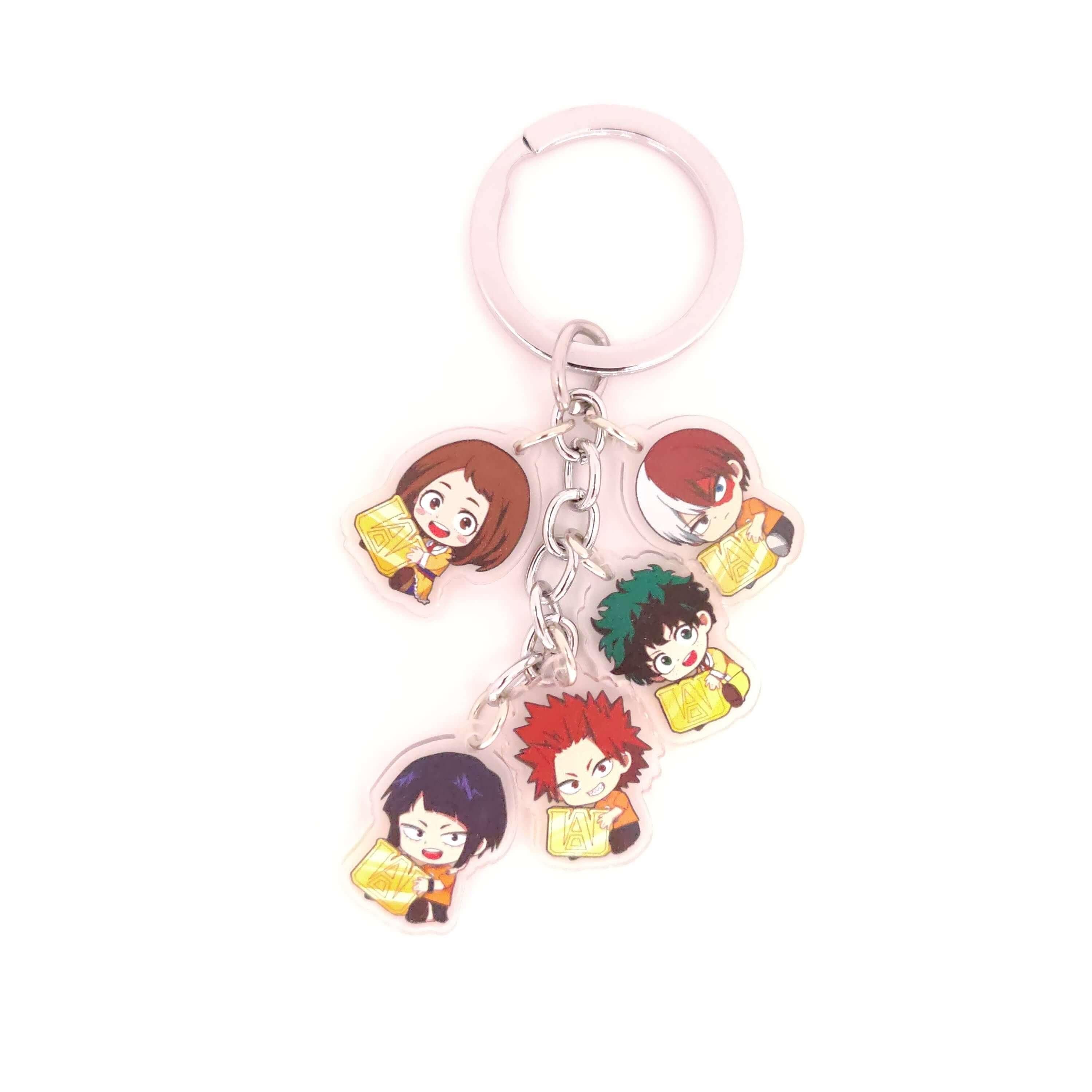 My Hero Academia 5pc Keychains - The Simple Merchant