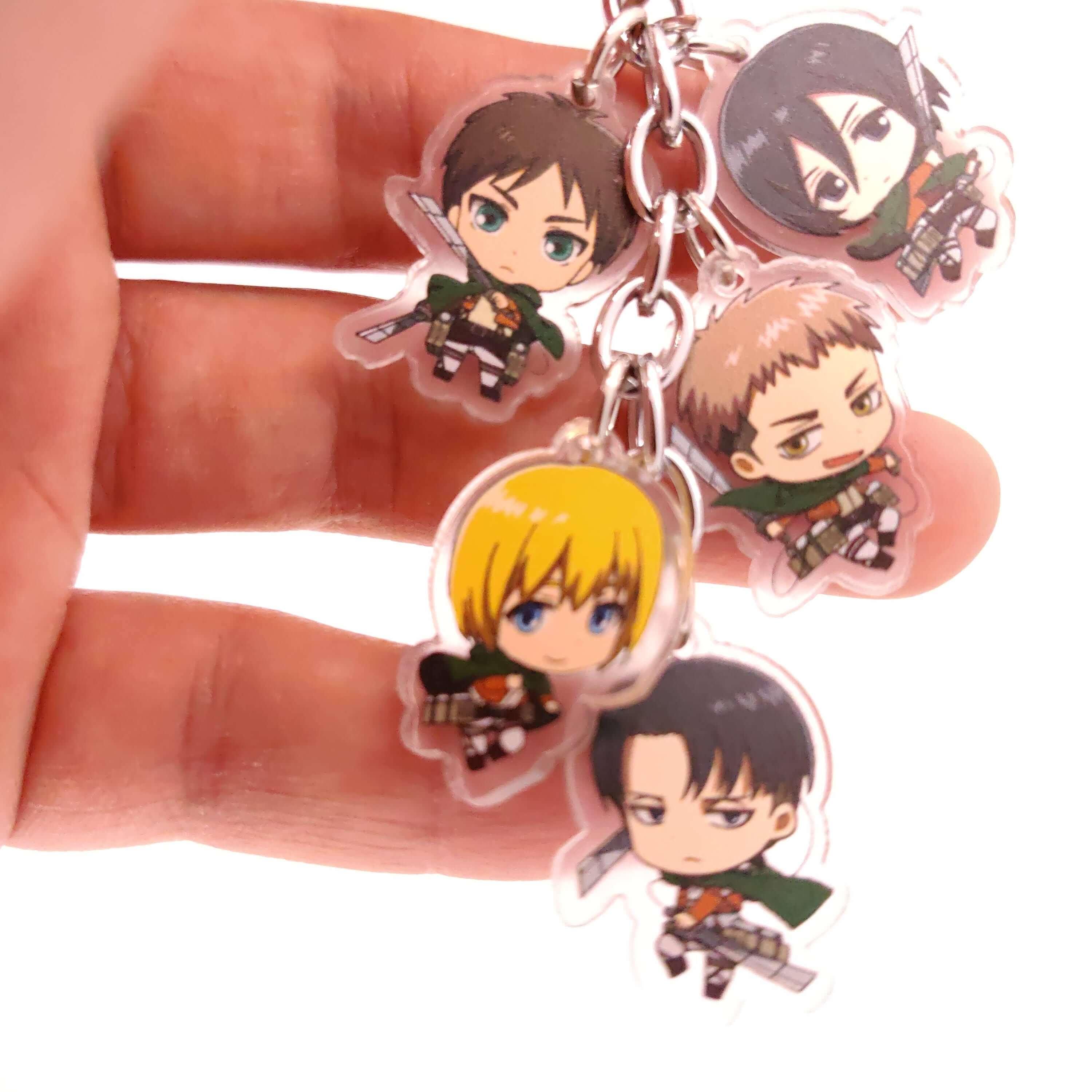 Attack On Titan 5pc Keychains - The Simple Merchant