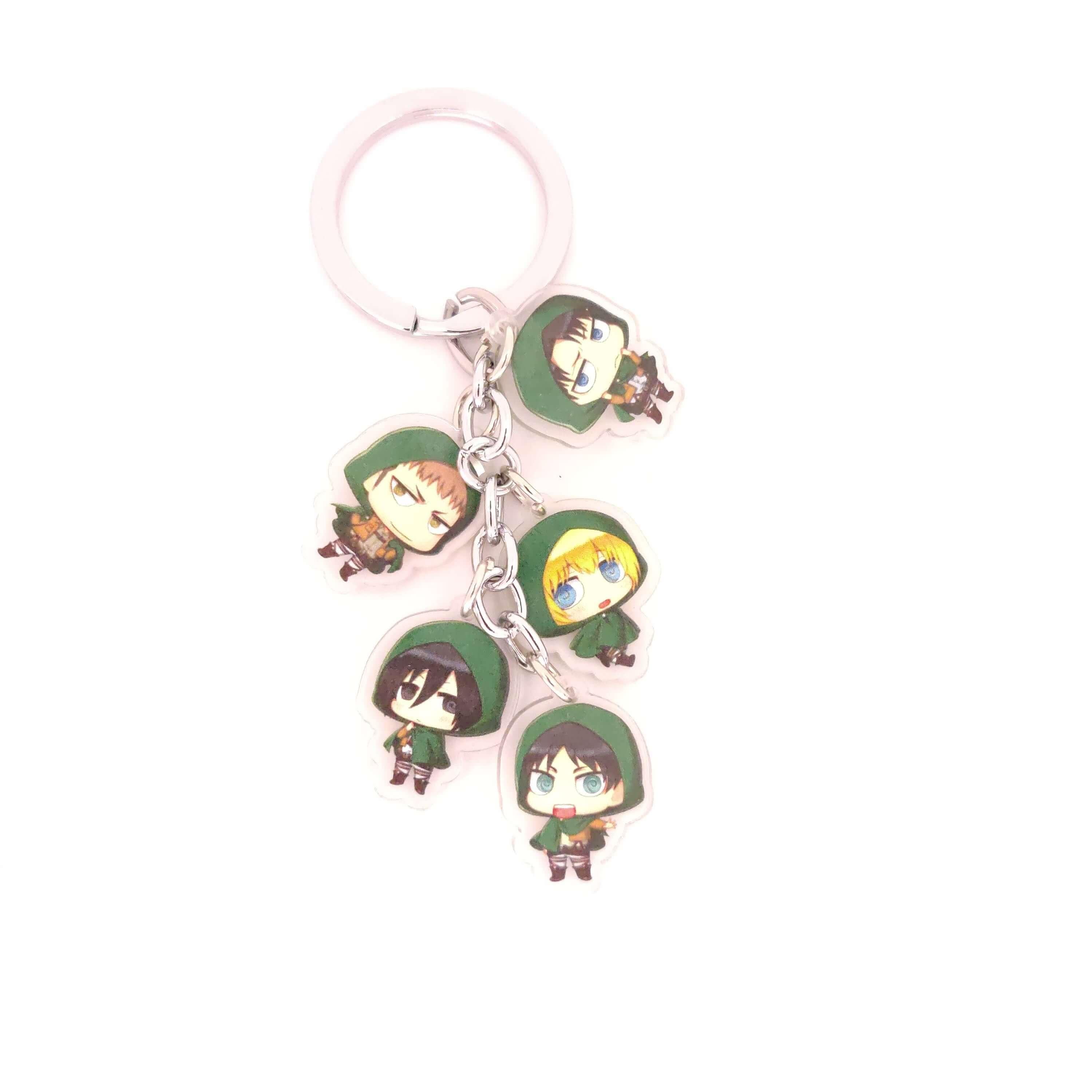 Attack On Titan 5pc Keychains - The Simple Merchant