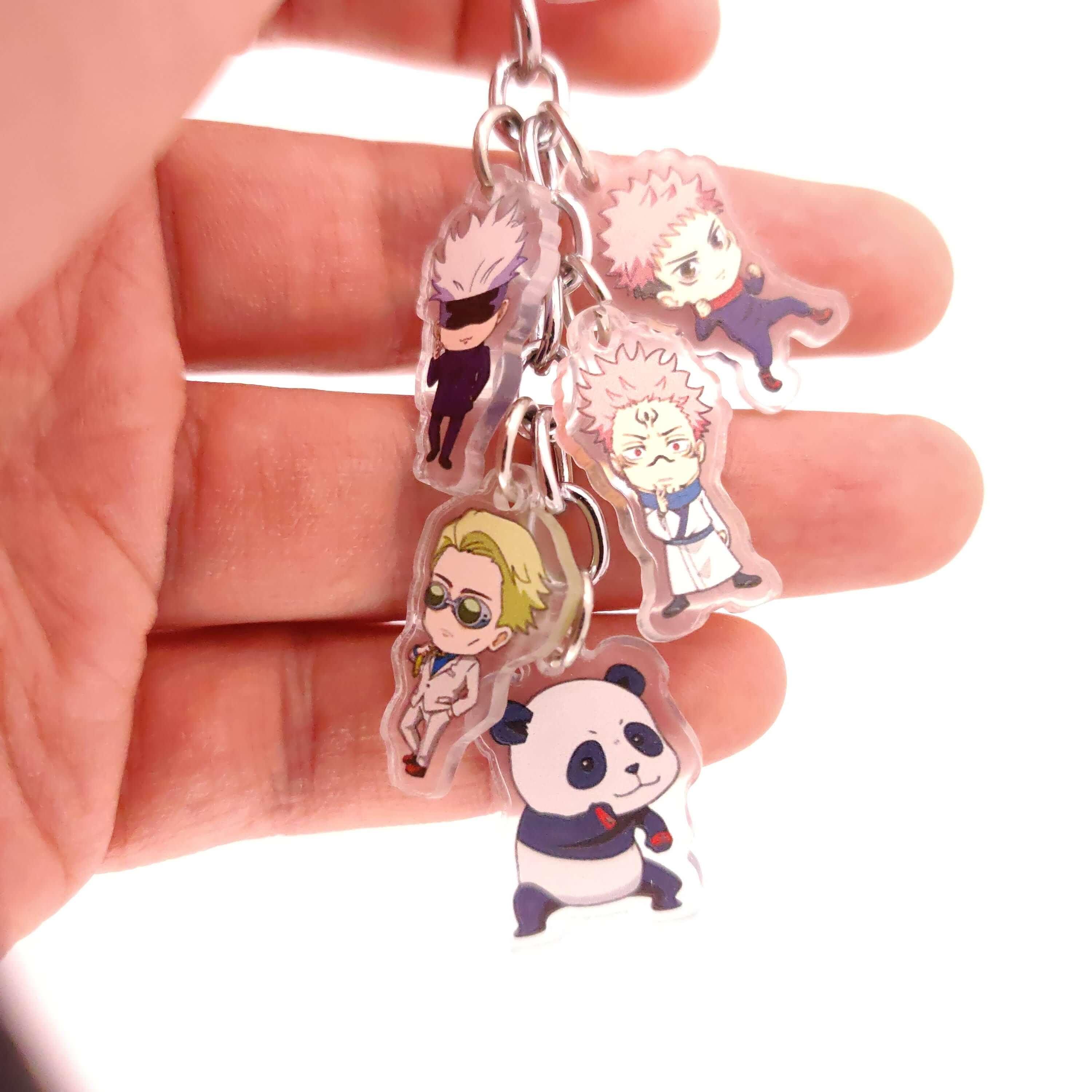 Jujutsu Kaisen 5pc Keychains - The Simple Merchant