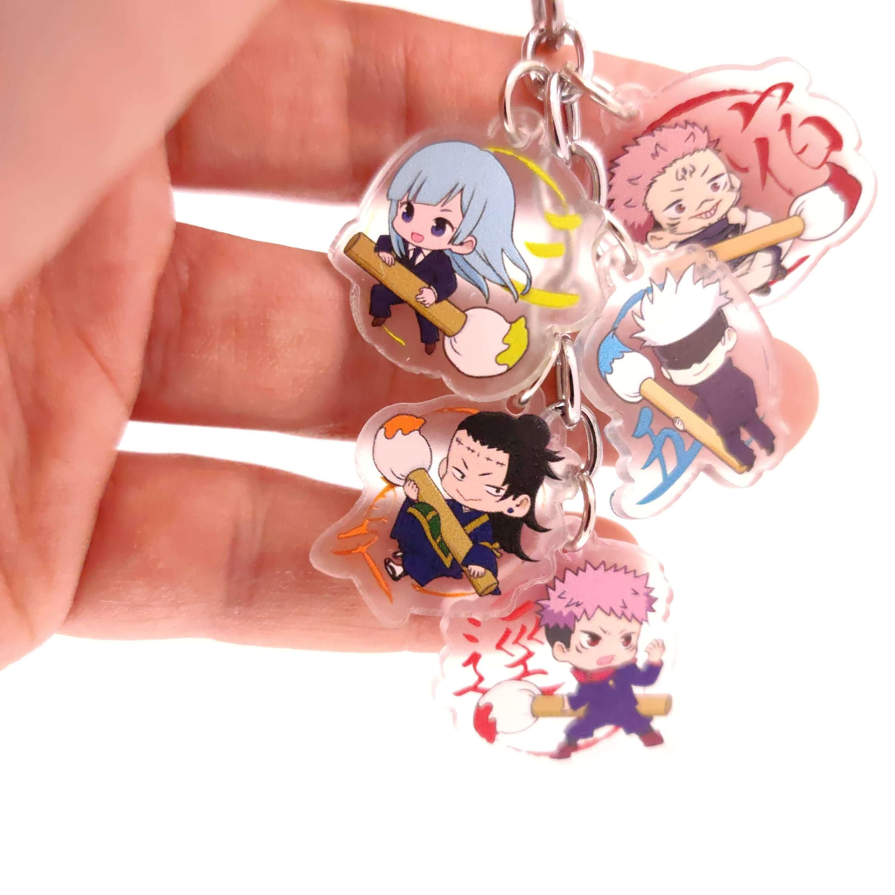 Jujutsu Kaisen 5pc Keychains - The Simple Merchant