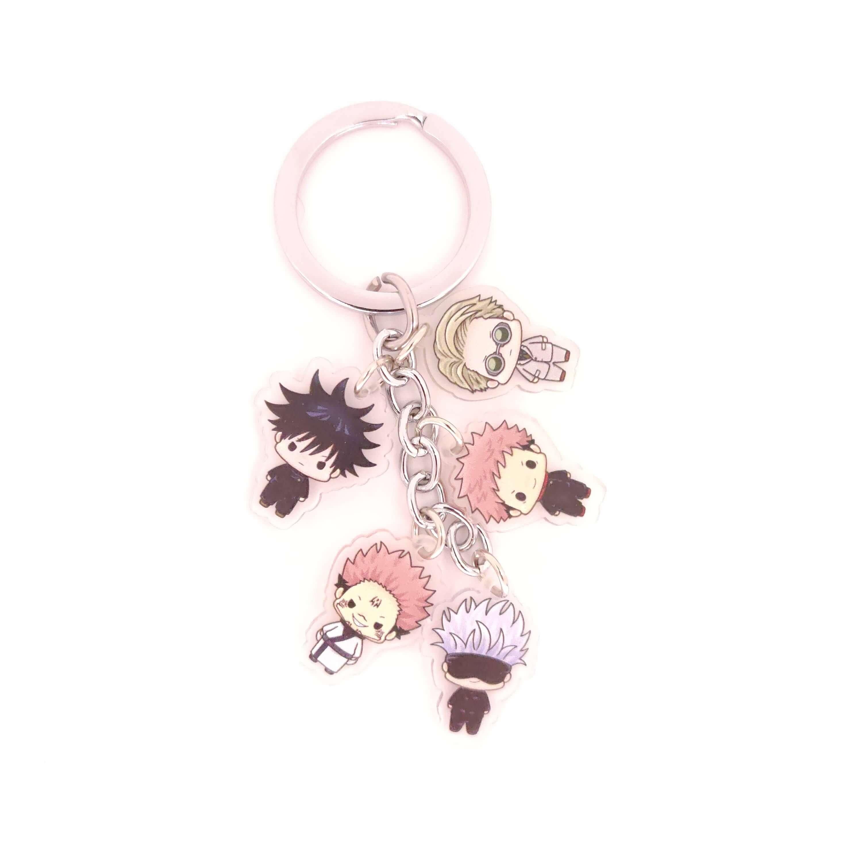 Jujutsu Kaisen 5pc Keychains - The Simple Merchant