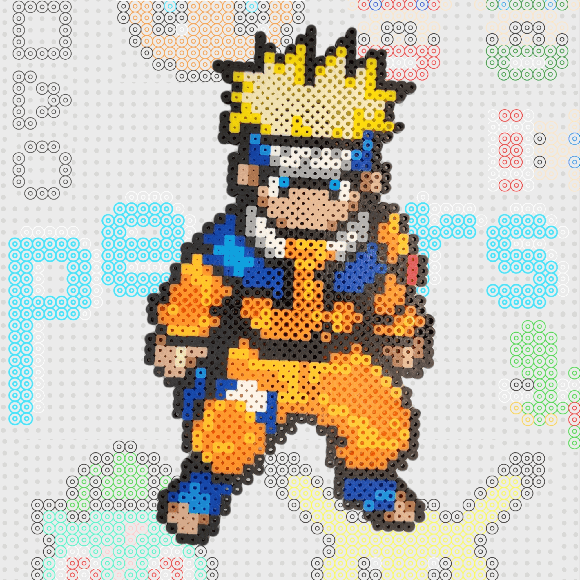 Naruto Standing Perler - The Simple Merchant