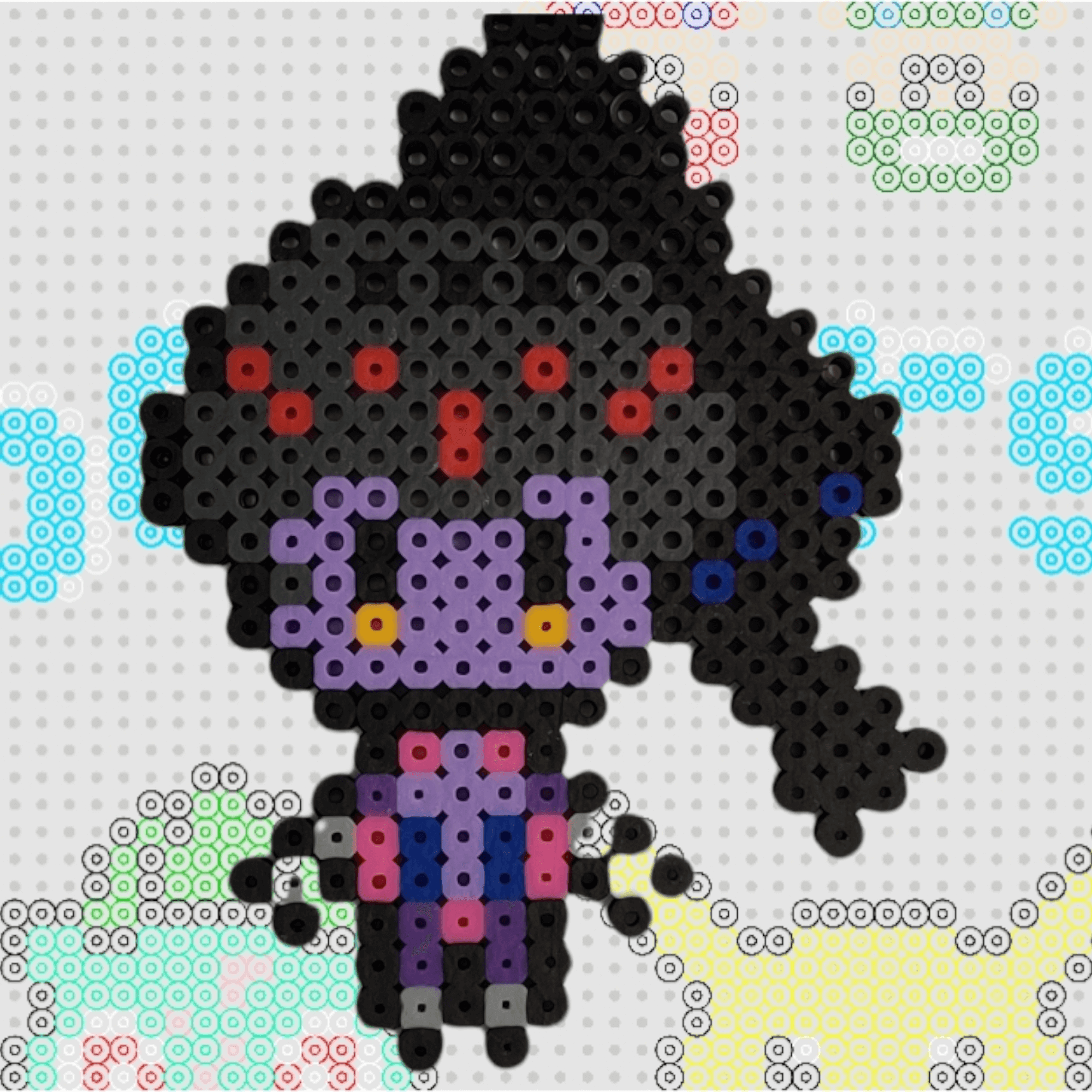 Black Widow Small Perler - The Simple Merchant