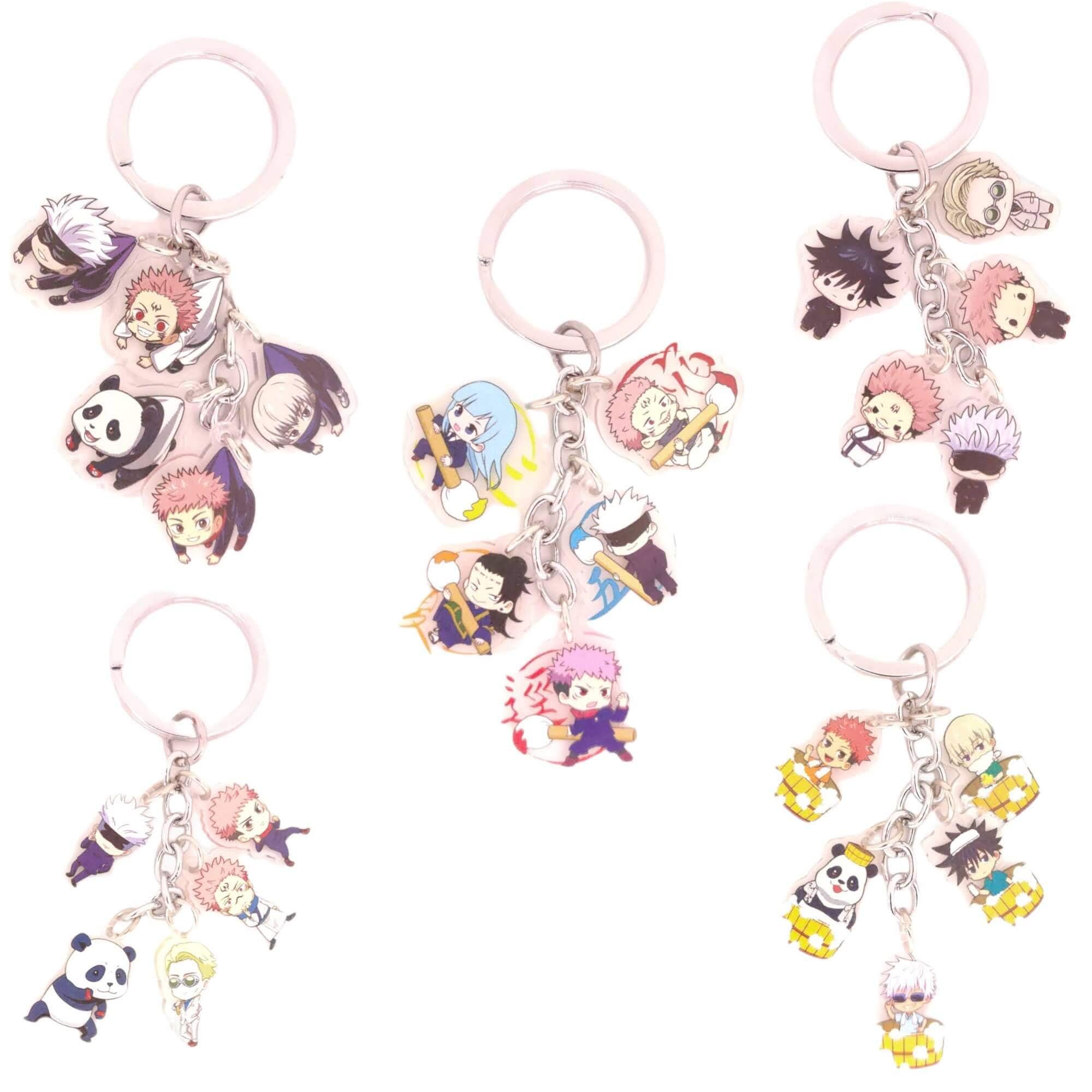 Jujutsu Kaisen 5pc Keychains - The Simple Merchant
