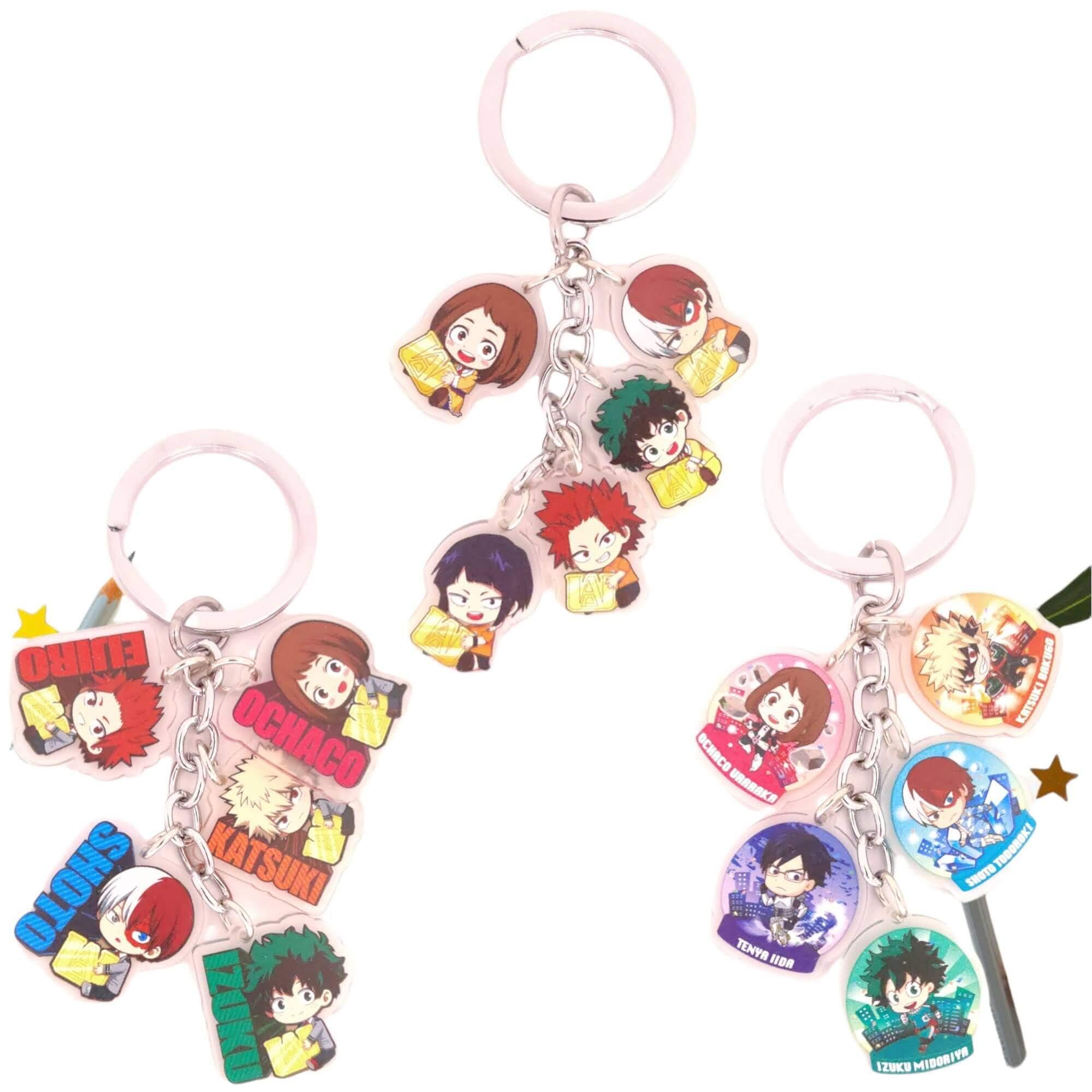 My Hero Academia 5pc Keychains - The Simple Merchant